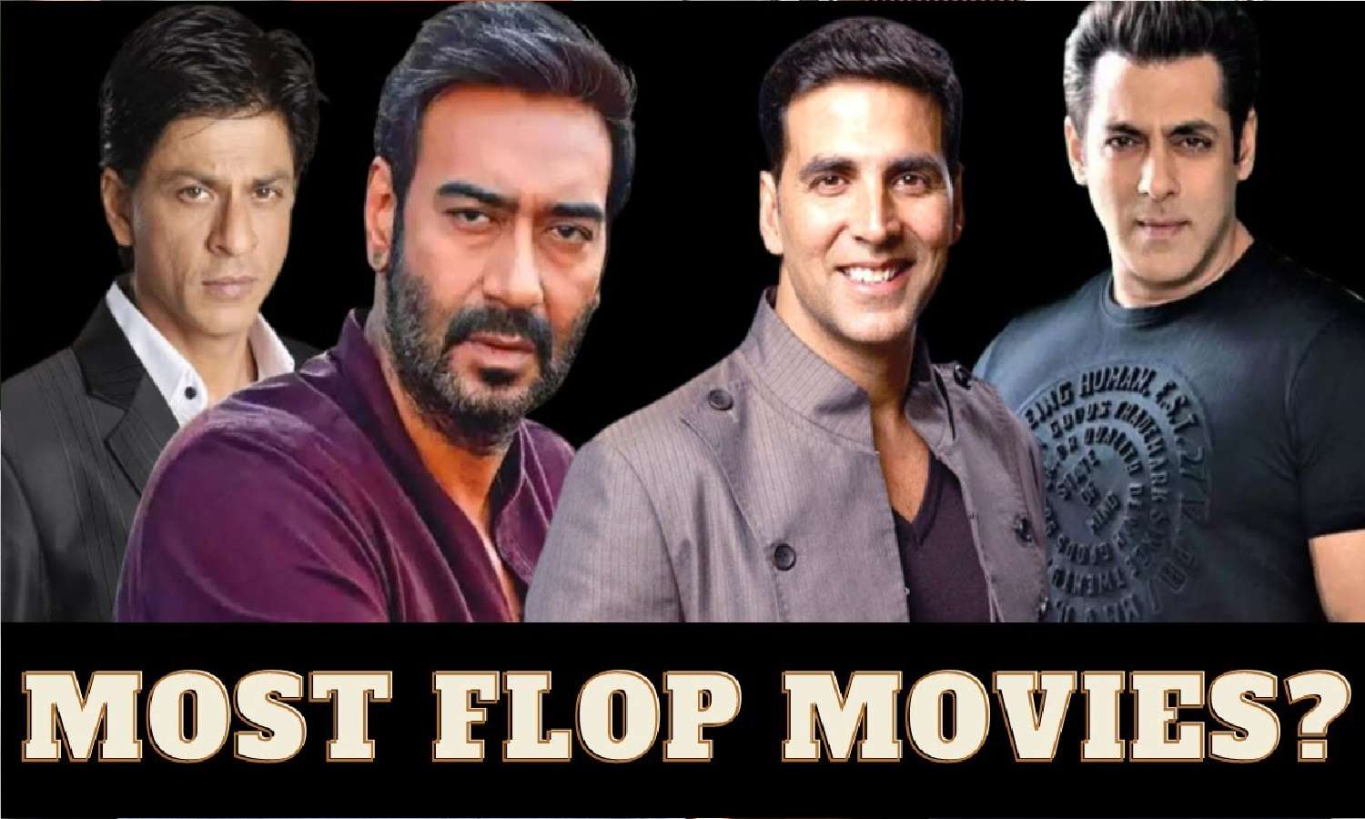 सबसे ज्यादा Flop Movies देने वाले Bollywood Actors