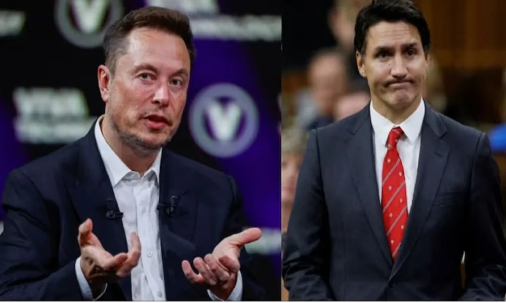 Elon Musk Justin Trudeau