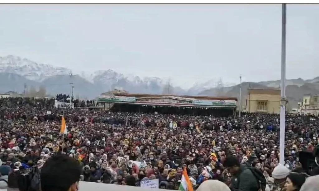 Protests in Ladakh: