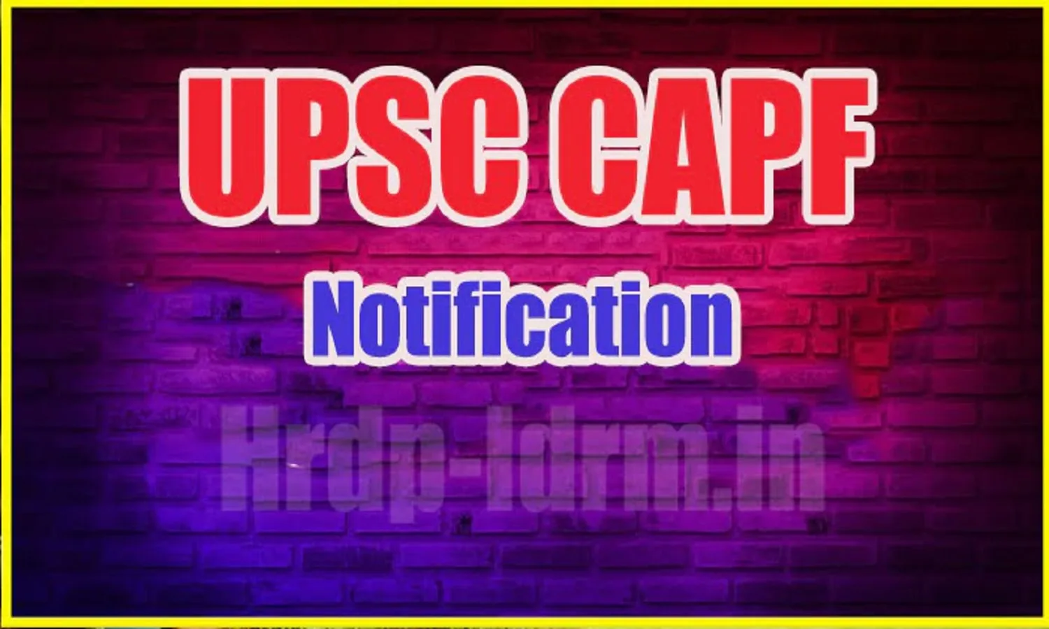 CAPF Recruitment 2024: CAPF में सरकारी नौकरी का मौका! डिटेल्स पढ़े