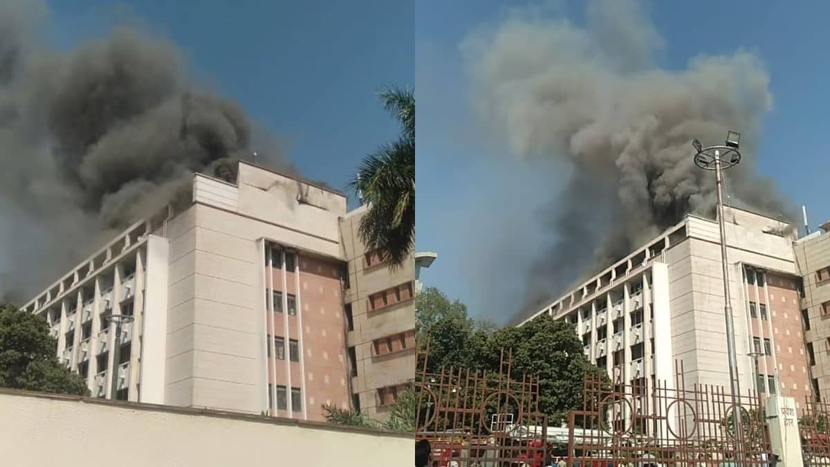 Madhya Pradesh की राजधानी Bhopal में Vallabh Bhavan में लगी भीषण आग