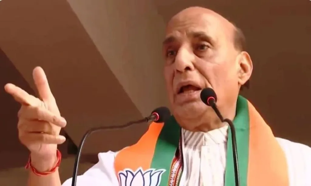 BJP is 24 carat gold, Congress is rusty iron- Rajnath Singh