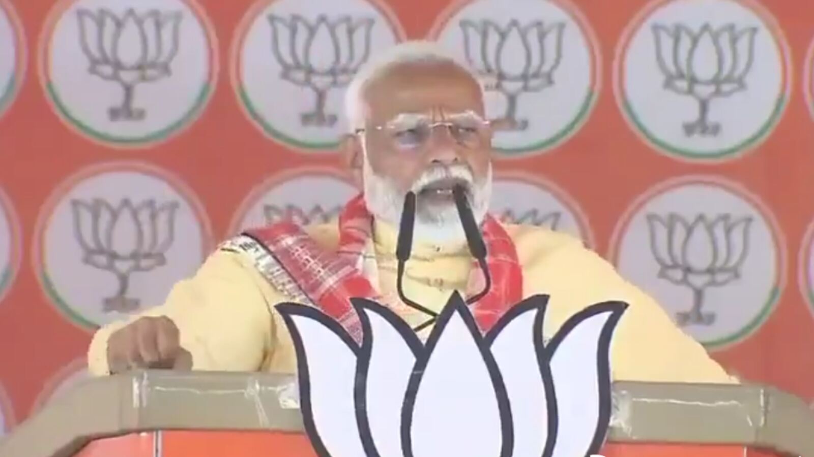 PM Modi ने कहा “हमने मुफ्त राशन बांटा, वोट नहीं दिया तो नहीं होगा पुण्य” 