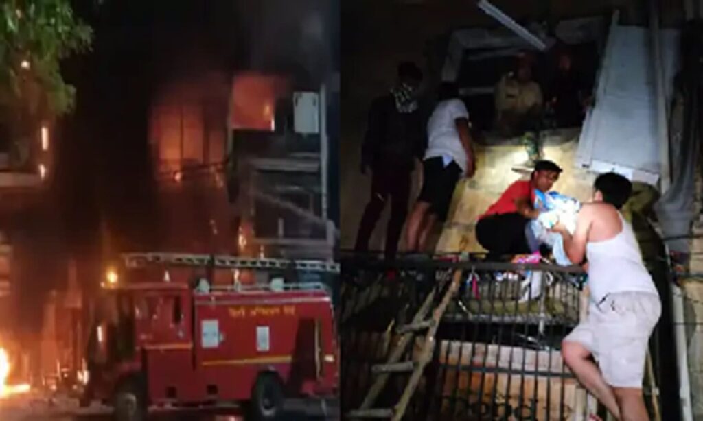 delhi hospital fire -