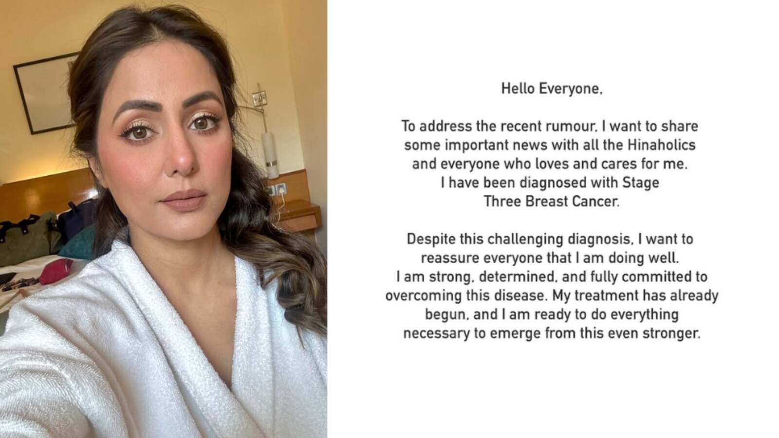 Breast Cancer महिलाओं के लिए खतरनाक, टीवी एक्ट्रेस Hina Khan भी हुई शिकार