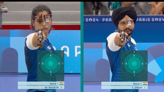 Manu Bhaker Paris Olympics 2024