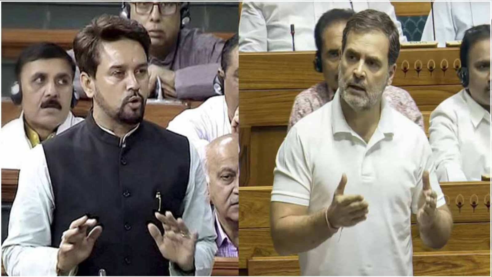 Anurag Thakur on Rahul Gandhi : जाति पर संग्राम! ‘राहुल गाँधी से जाति क्यों न पूछें’ अनुराग ठाकुर के बचाव में आई भाजपा