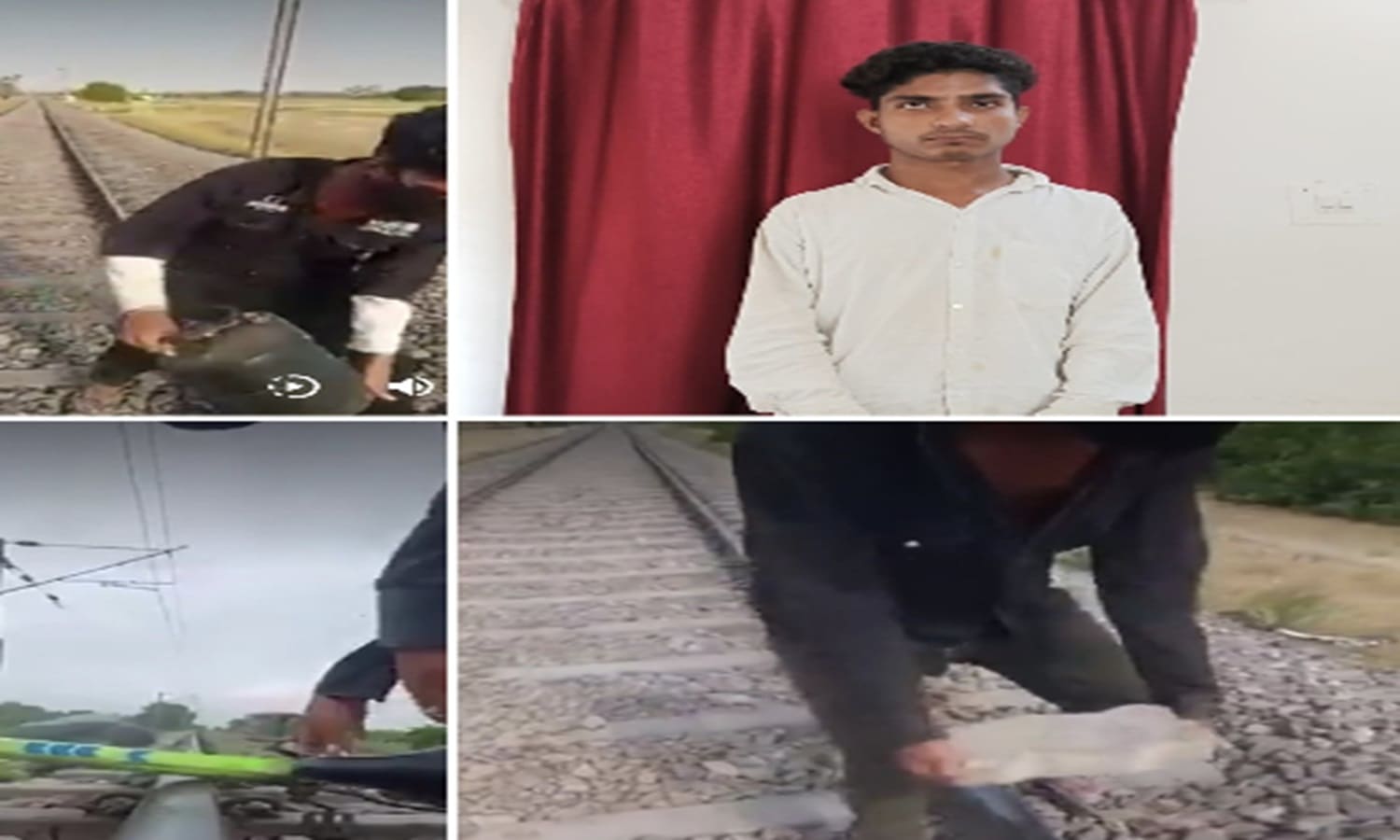 वंदे भारत के ट्रैक पर सिलेंडर, साइकिल और मुर्गा रखने वाला आरोपी गिरफ्तार