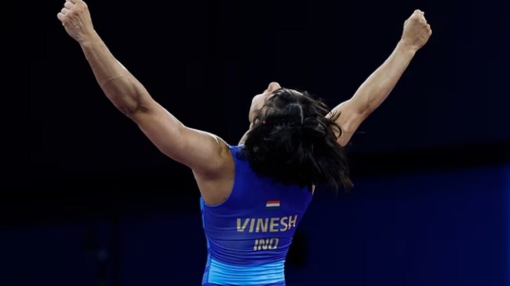 VINESH PHOGAT AT PARIS 2024 OLYMPICS