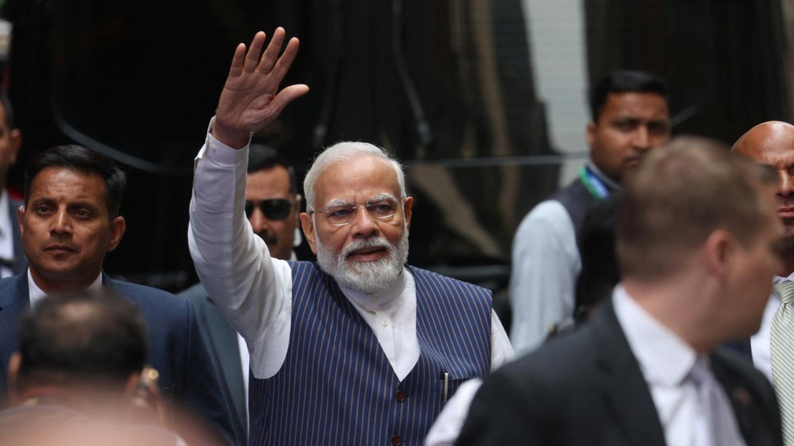 PM Modi US Visit : न्यूयॉर्क पहुंचे प्रधानमंत्री नरेंद्र मोदी, आज भविष्य के शिखर सम्मेलन में होंगे शामिल।