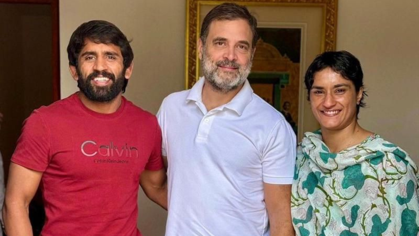 Vinesh- Bajrang Joins Congress : कांग्रेस में शामिल होगें विनेश फोगट और बजरंग पुनिया?आज दोपहर ले सकते हैं पार्टी की सदस्यता।