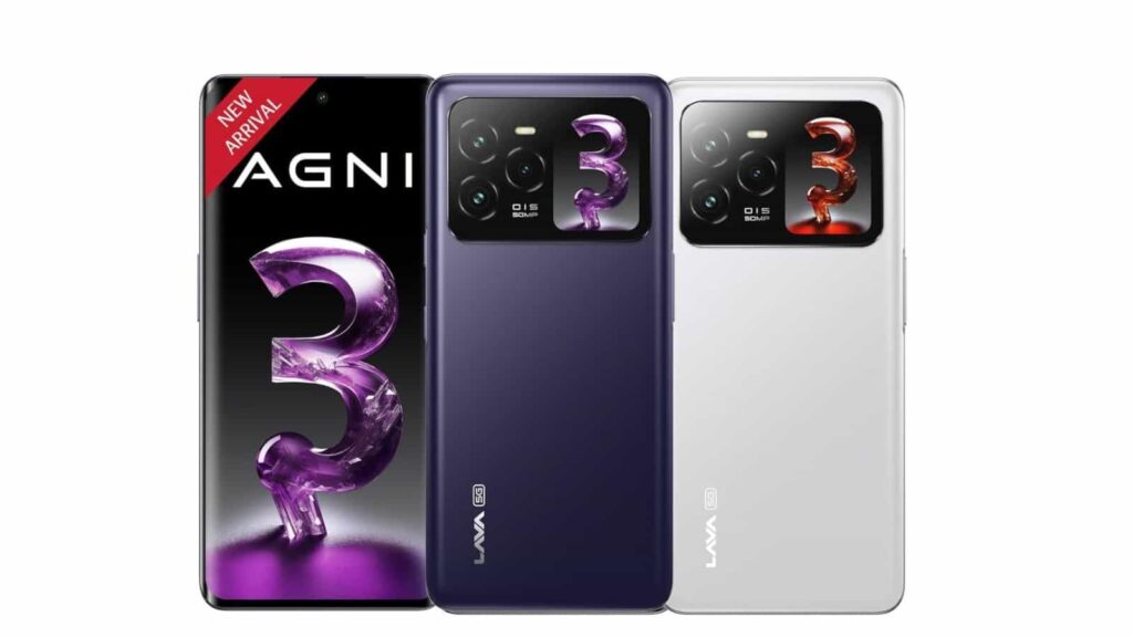 Lava Agni 3 Price, Features, Specifications, Battery, Processor, RAM, Display Specifications In Hindi