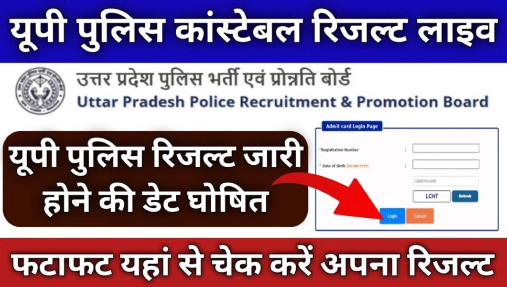 UP Police Constable Result 2024 Direct Link