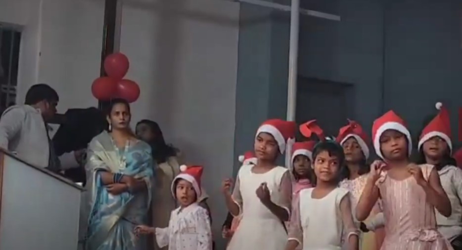 Christmas celebration in Rewa