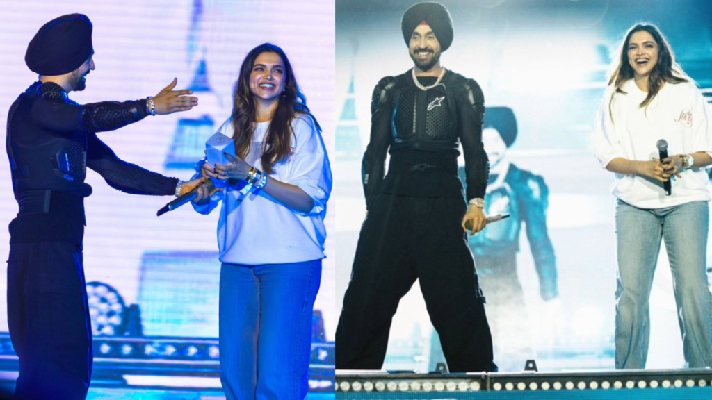 Deepika Padukone reached Diljit Dosanjh concert