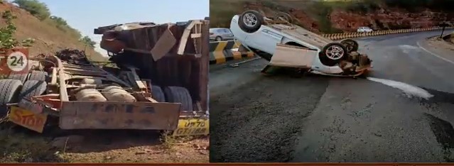 Two accidents one after the other in Sohagi Valley in rewa