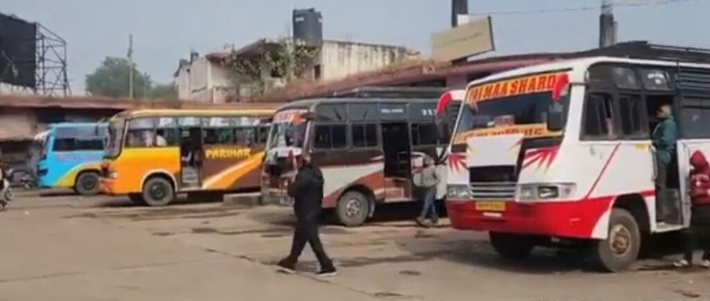 Operation of 1200 buses stopped in Rewa division