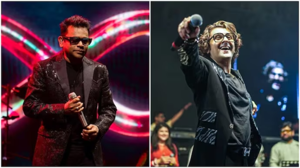 A. R. Rahman and sonu nigam