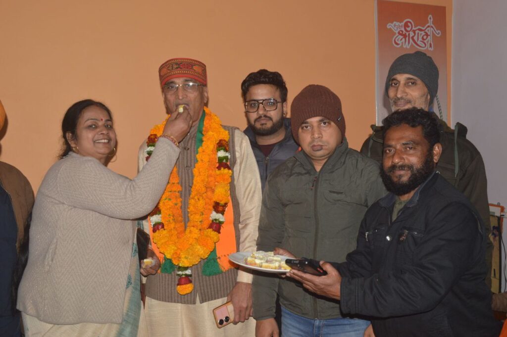 Virendra Gupta became the new district president of BJP in Rewa.