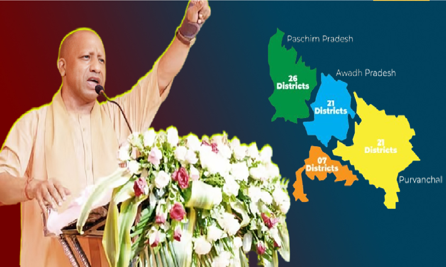 चार हिस्सों में टूटेगा उत्तर प्रदेश? बटवारे को लेकर सीएम योगी ने दिया करारा जवाब
