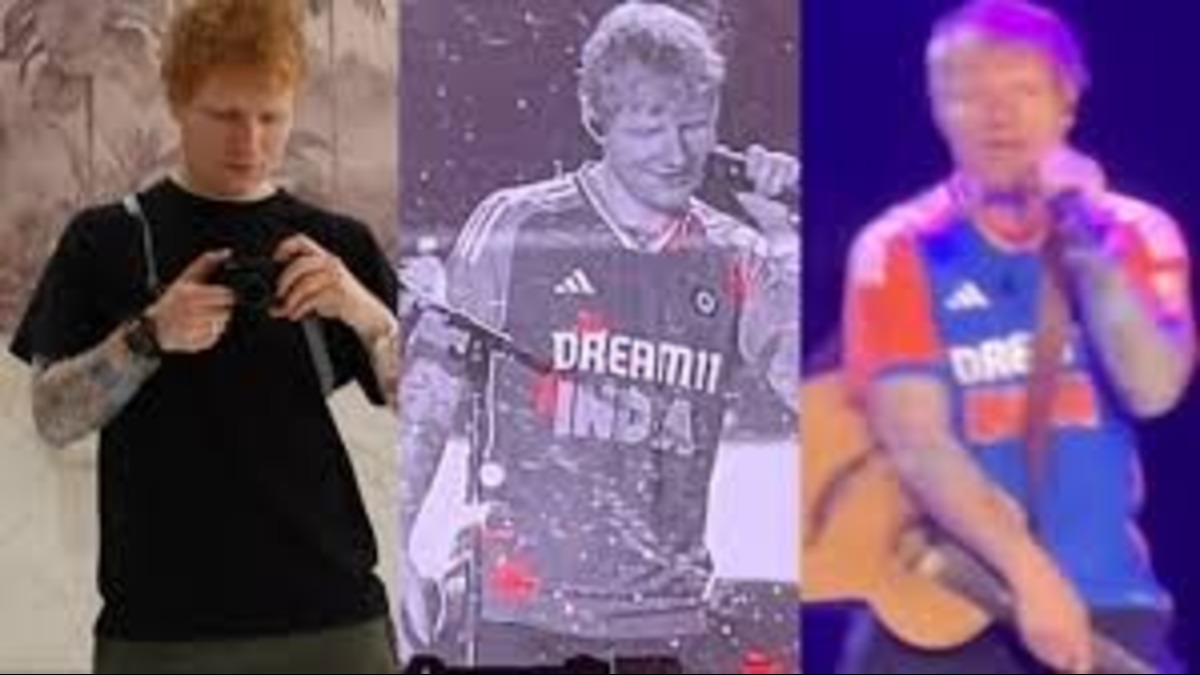 टीम इंडिया की जर्सी पहनकर ED SHEERAN ने किया परफॉर्म, आखिरी दिन भारतीयों के दिल में छाए!