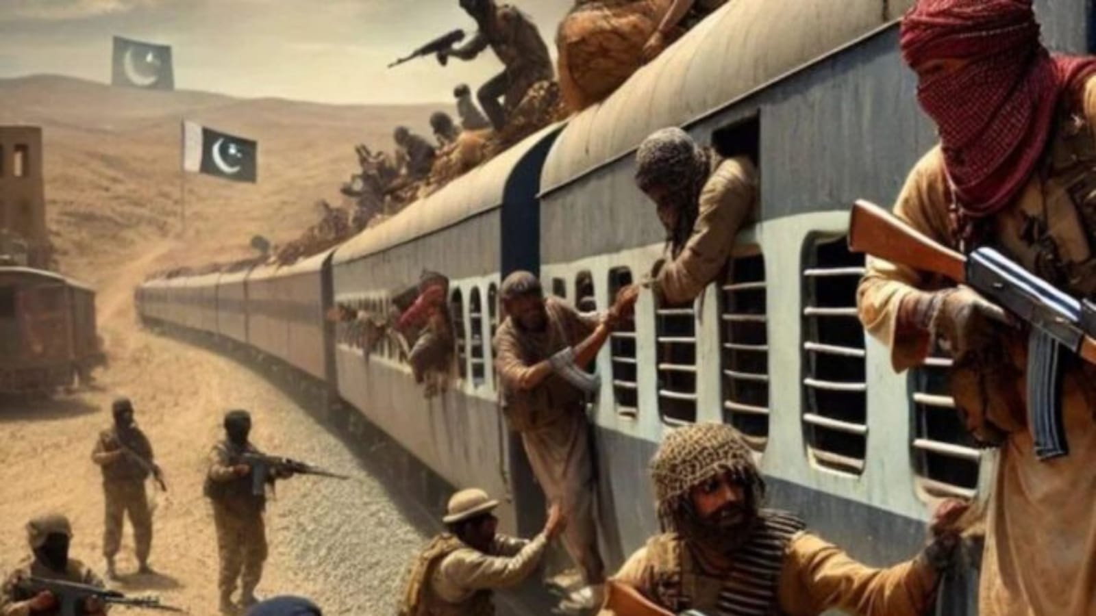 Pakistan Train Hijack: पाकिस्तान में बलोच आर्मी ने ट्रेन की हाईजैक, सैकड़ों यात्रियों को बनाया बंधक, सबको बम उड़ाने की दी धमकी!