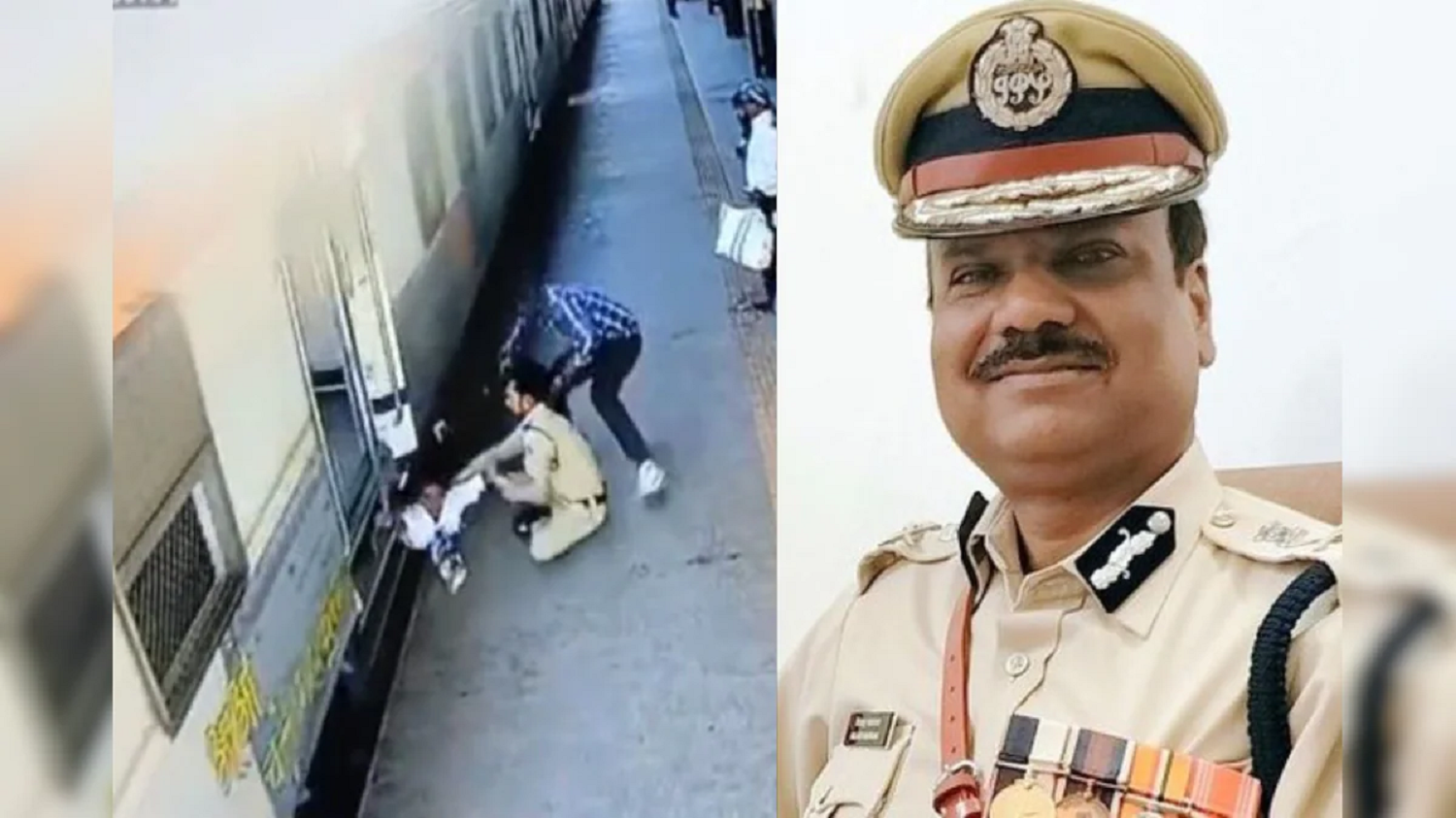 जीआरपी जवान ने 14 साल के बच्ची की बचाई जान, डीजीपी ने 10000 का दिया ईनाम