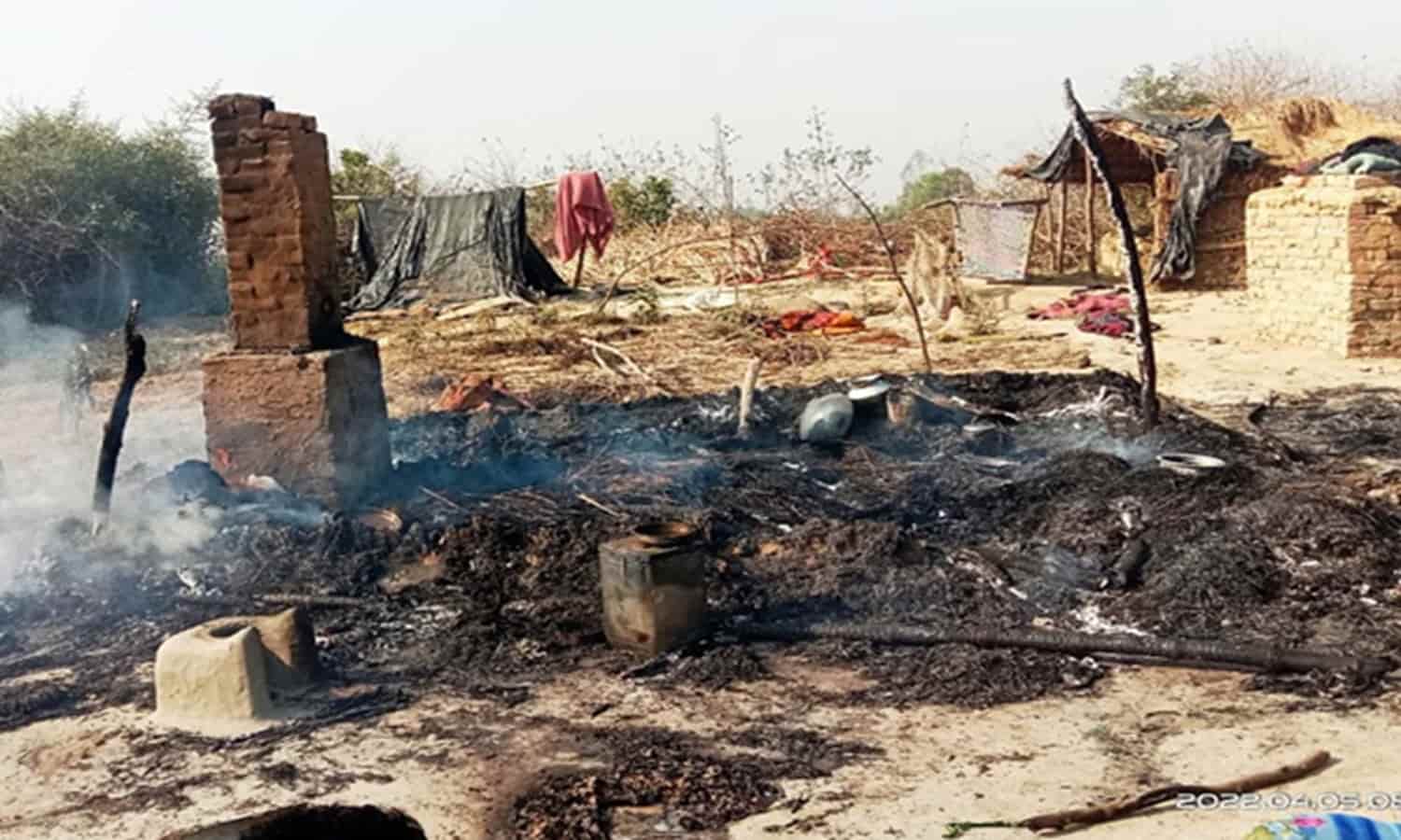 Gwalior: झोपड़ी में आग लगने से अकेले सो रही पांच साल की बच्ची की मौत