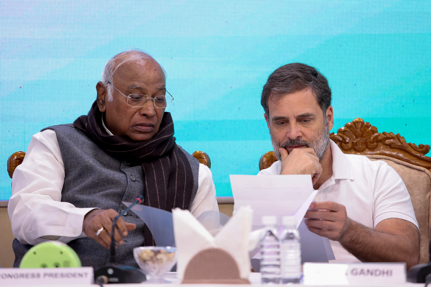एमपी के कांग्रेस जिलाध्याक्षों का दिल्ली में मंथन, राहूल गांधी, खड़गे कर रहे चर्चा, मिल सकती है बड़ी जिम्मेदारी