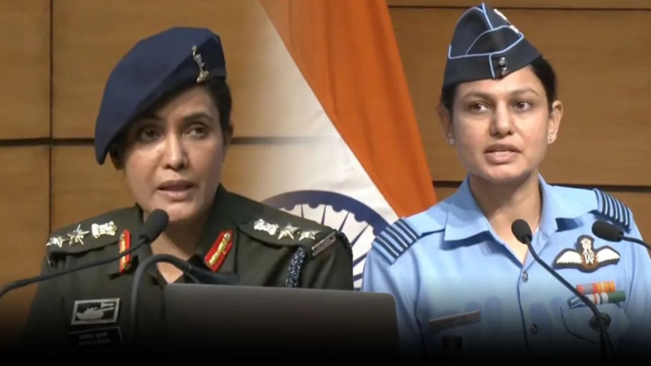 Sophia Qureshi and Vyomika Singh