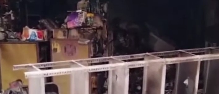 Agarbatti agency destroyed to ashes due to fire in Rewa