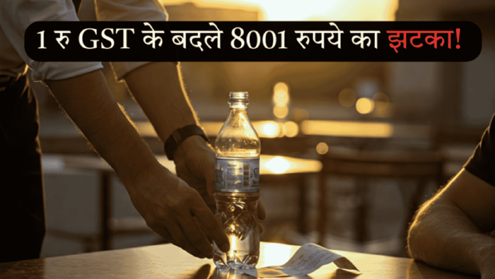 जागो ग्राहक जागोंः होटल संचालक ने पानी की बॉटल में वसूले 1 रूपए टैक्स, भरना पड़ा 8 हजार रूपए हर्जाना