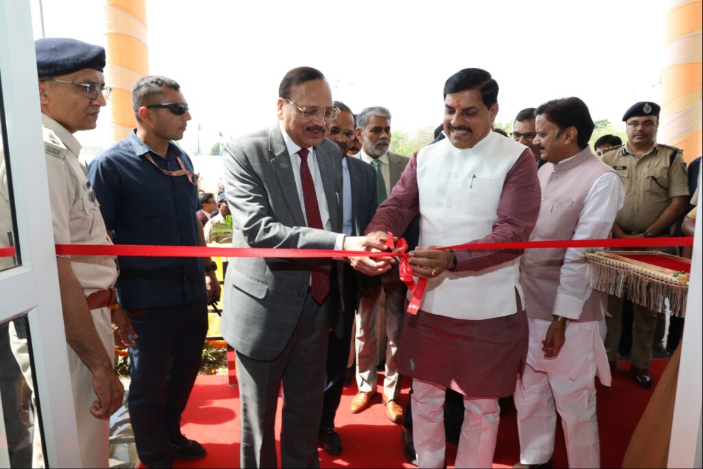 inauguration of district court building in Rewa