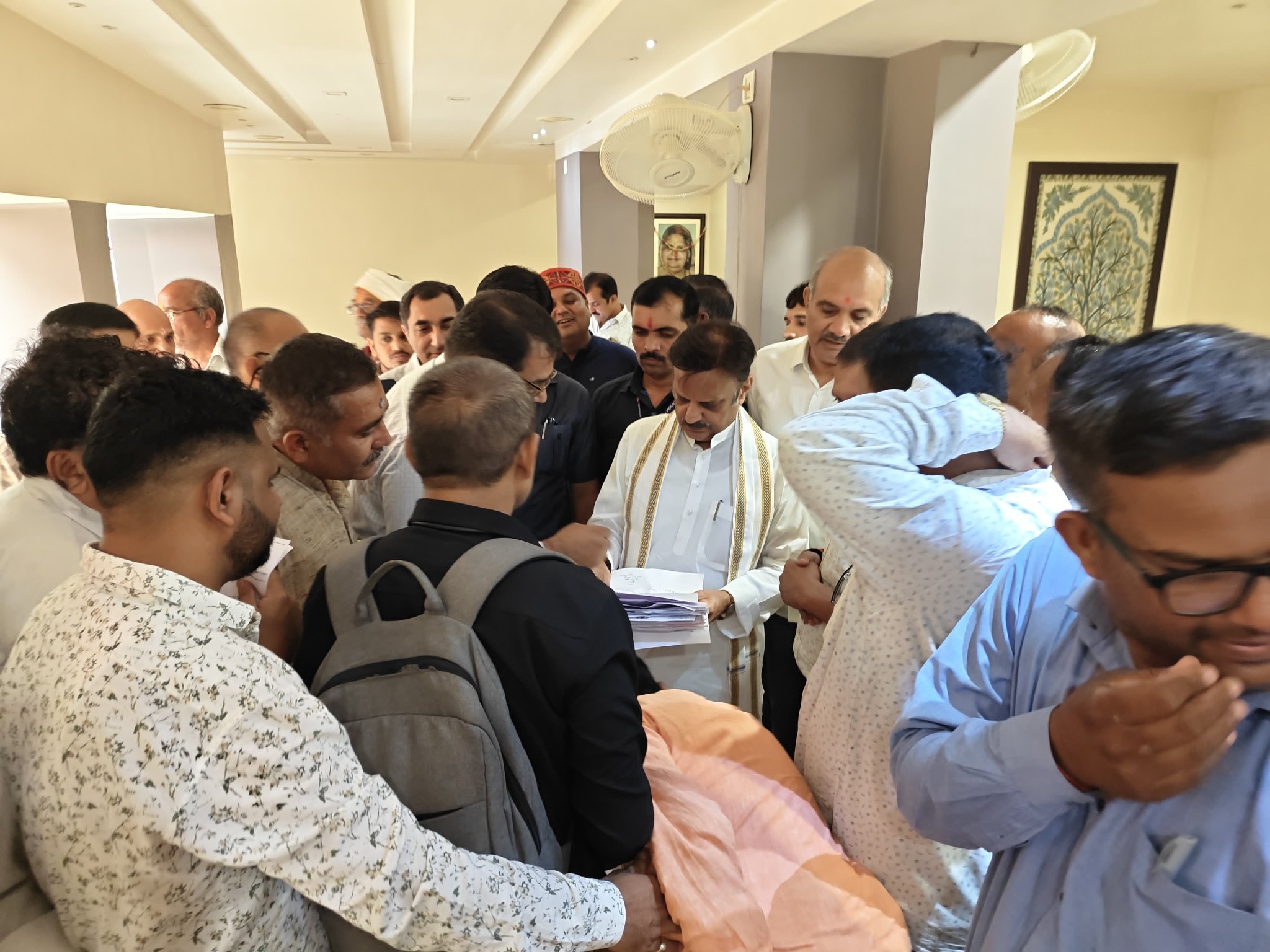 Janta Darshan program in Rew