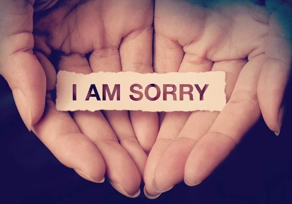 Sorry Saying Benefits
