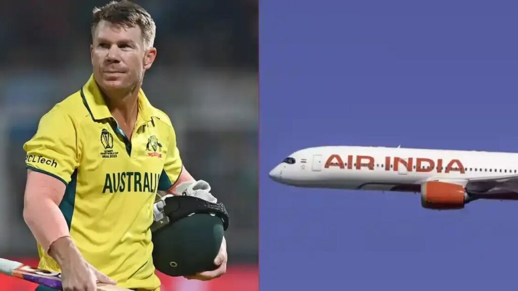 David Warner Vows Not to Take Air India Flight Again
