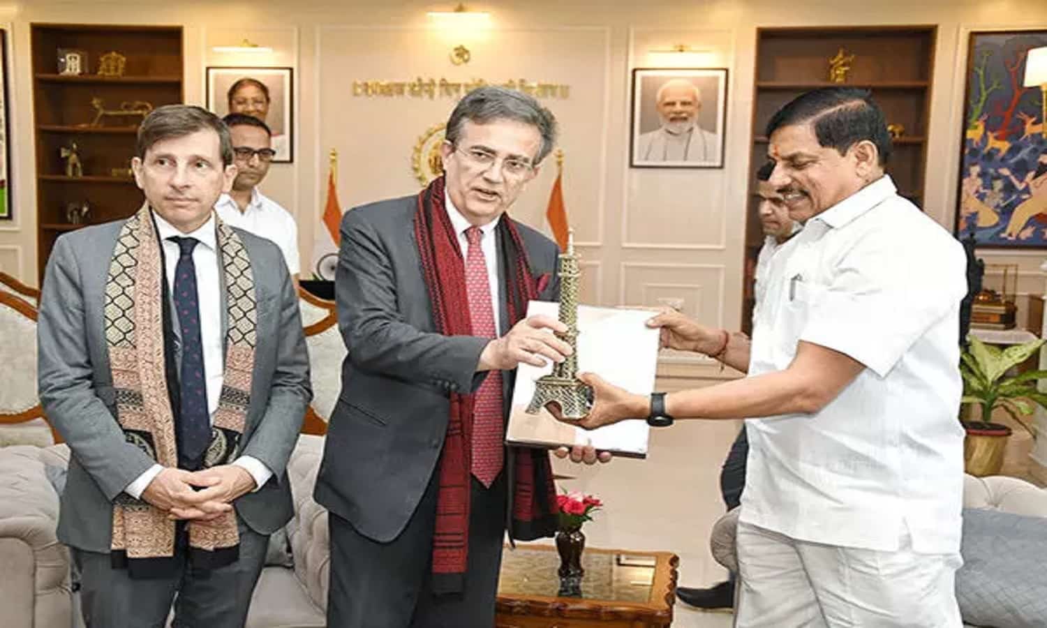 MP: मध्यप्रदेश और फ्रांस के बीच हुआ सांस्कृतिक-पर्यटन सहयोग के लिए त्रिपक्षीय समझौता