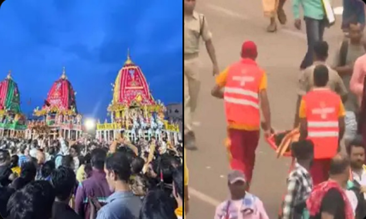 पुरी रथ यात्रा में भयावह भगदड़: 3 की मौत, कई घायल, भीड़ प्रबंधन पर सवाल