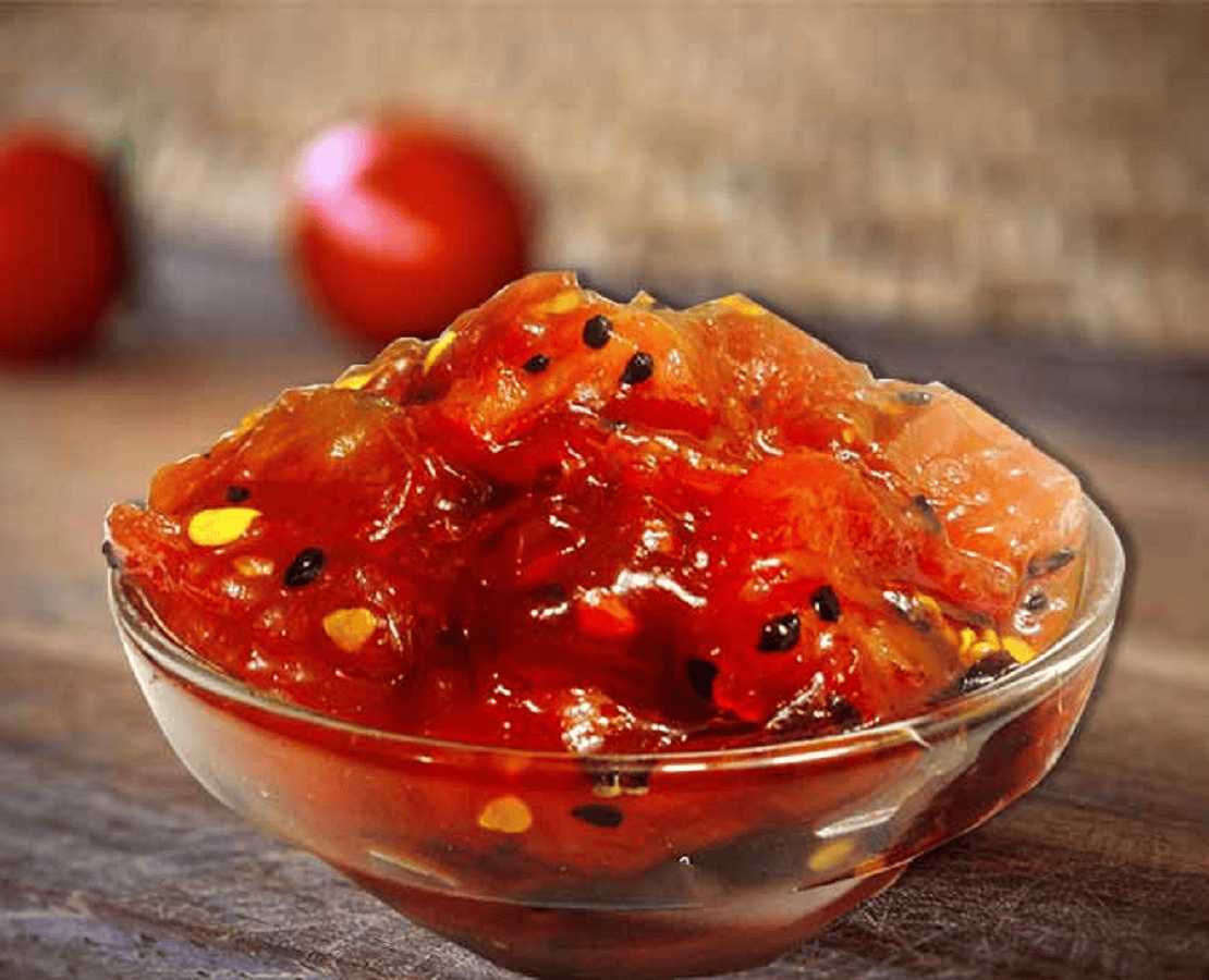 टमाटर-खजूर की मीठी-चटपटी चटनी : स्वाद और सेहत का संगम – Tomato-Date Sweet & Tangy Chutney : A Blend of Taste and Health