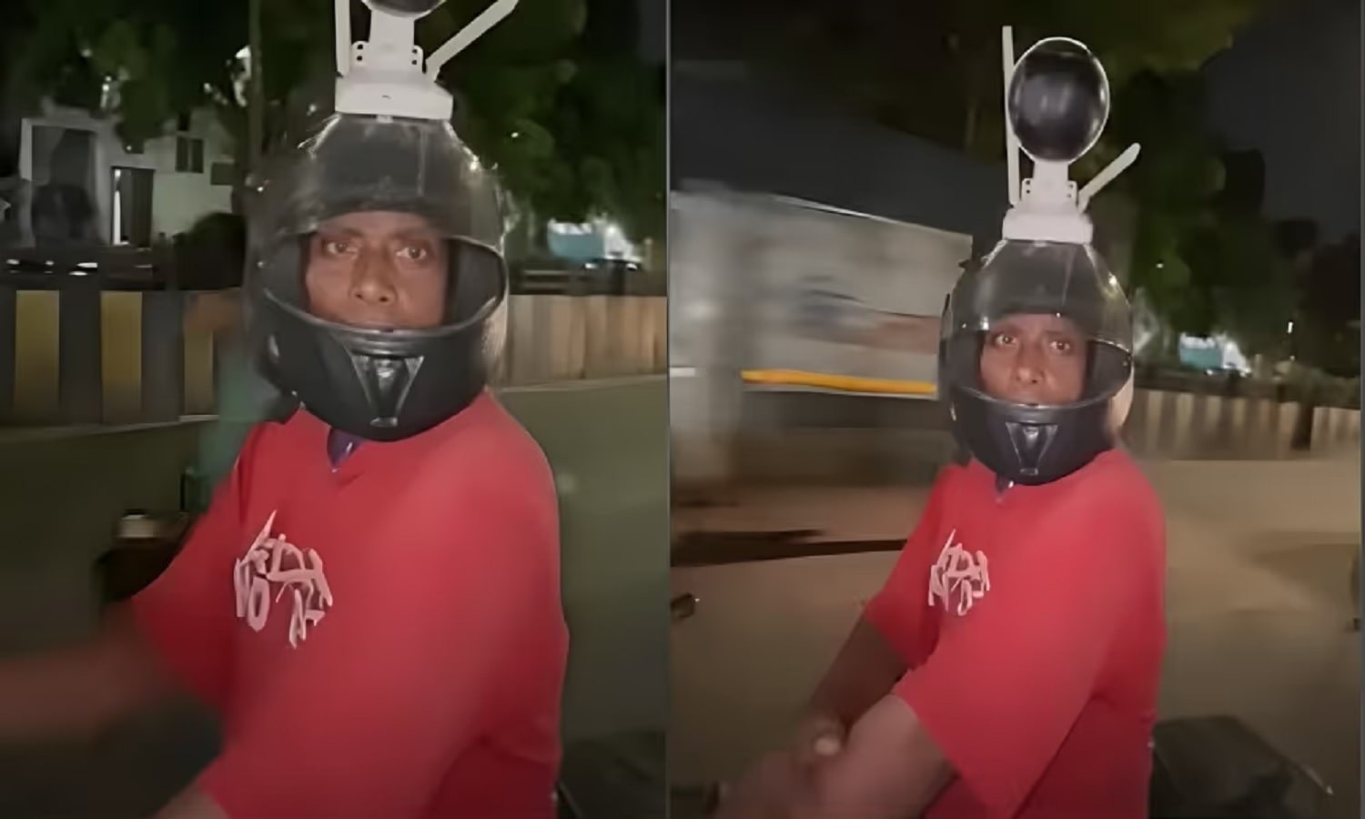 MP: इंदौर में आम आदमी की अनोखी पहल- हेलमेट पर CCTV, खुद की सुरक्षा का जुगाड़