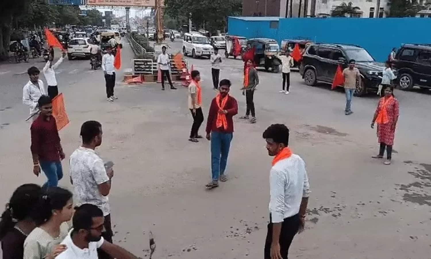Rewa: ओडिशा छात्रा की मौत के विरोध में हुई नारेबाजी