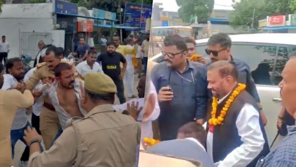 Swami Prasad maurya Slapped