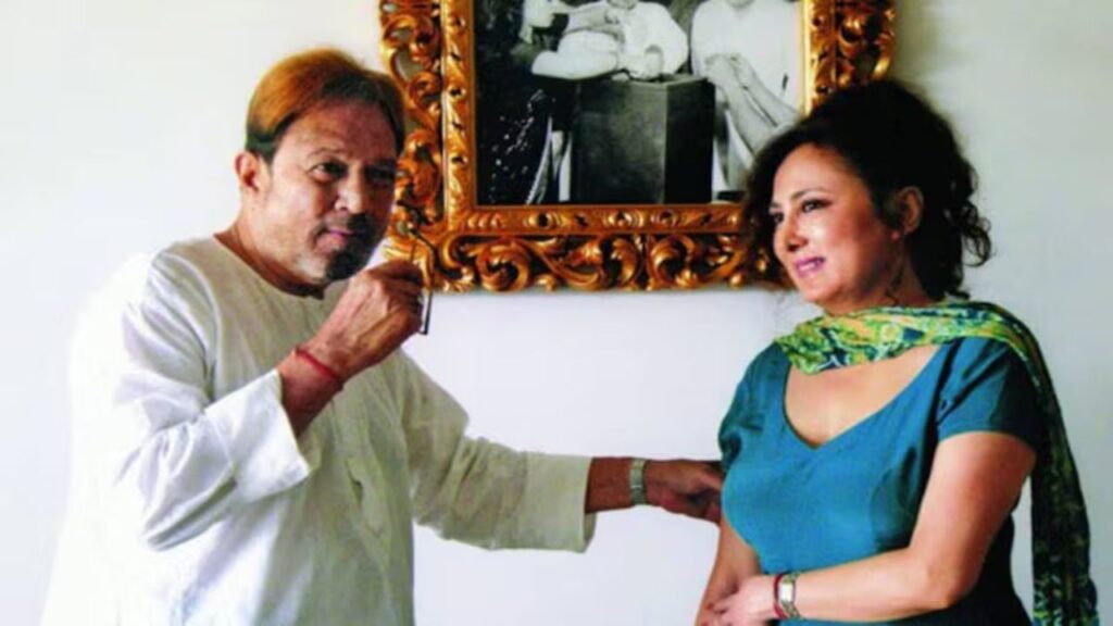 Anita Advani and Rajesh Khanna