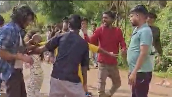 Attack on a devotee in Amarkantak