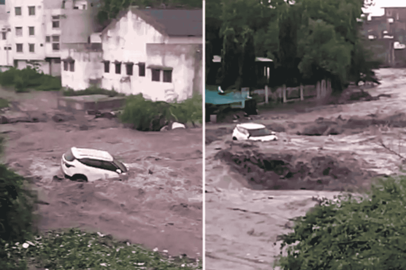 एमपी की रूपा नदी ने 19 साल बाद धारण किया रौद्र रूप, खिलौनों की तरह तैरती रही कारें