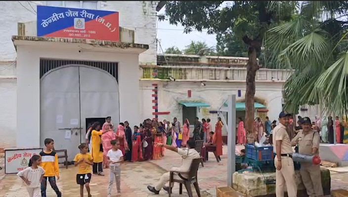 Special event of Rakshabandhan in Rewa Central Jail