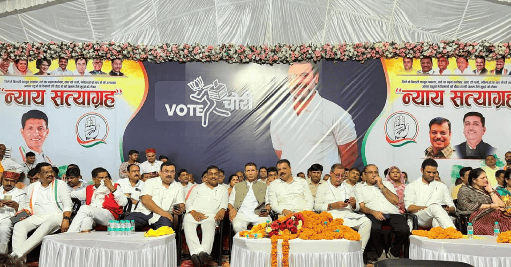 रीवा में बीजेपी सरकार पर कांग्रेस का बड़ा हमला, बताया अली बाबा चालीस चोर की चल रही यह सरकार जाने कैसे बनी…