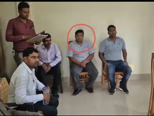 Computer operator of Devsar tehsil arrested red handed taking bribe
