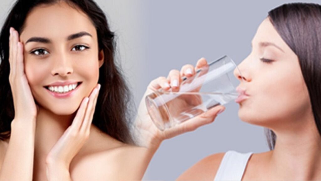 How water helps for glowing skin