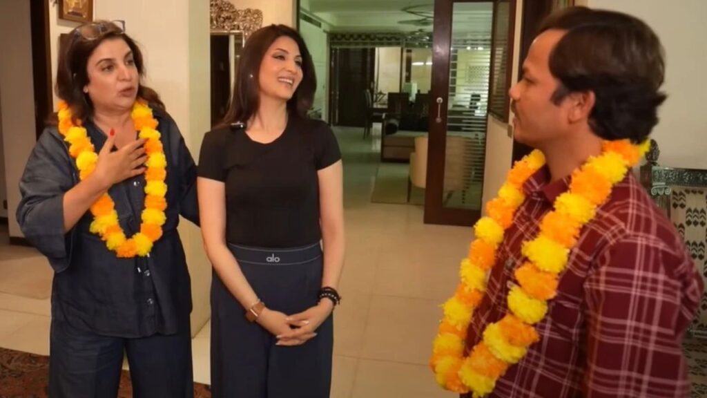 Farah khan Cook Dilip and Samara Sahni